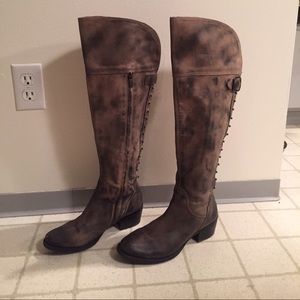 Vince Camuto Over-Knee Boot with Studded Detail