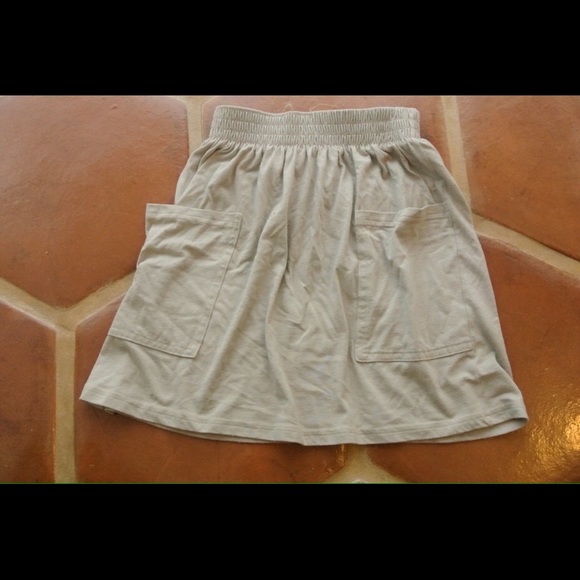 Tan American Apparel Skirt