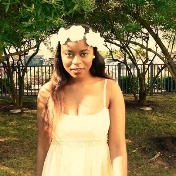 Gold 100% Silk Dress - Large - Picture 2 of 4