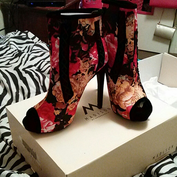 Floral Flower Heels