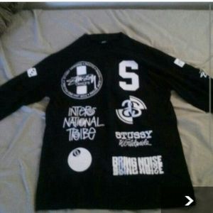 Black stussy longsleeve