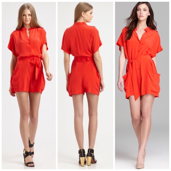 Rachel Zoe silk romper - Picture 3 of 3