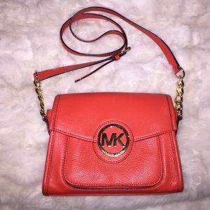 AUTHENTIC Orange MK cross body