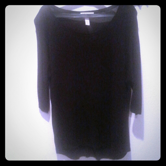 Simple black blouse