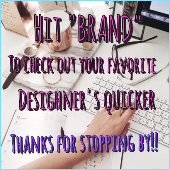 Hit 'Brand' to search through my closet quicker