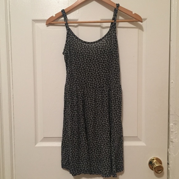 Brandy Melville Navy floral Nora dress