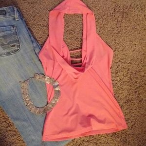 Salmon Colored Party Shirt