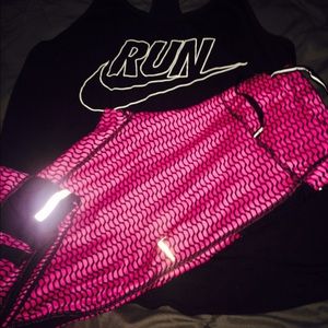 Nike dri fit workout outfit