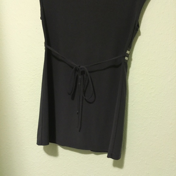 Belted Light Grey Top - Picture 2 of 2