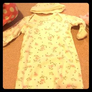 3 Baby girl nightgowns