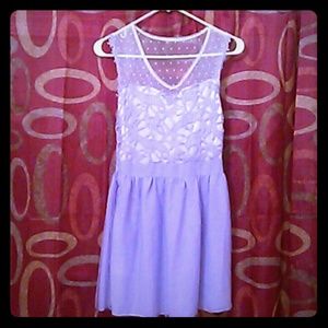 Lace Polka Dot Dress