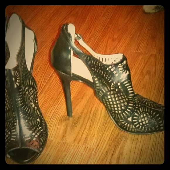 Eclectic BCBG peeptoes