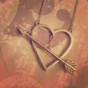 Juicy Couture Heart and Arrow necklace
