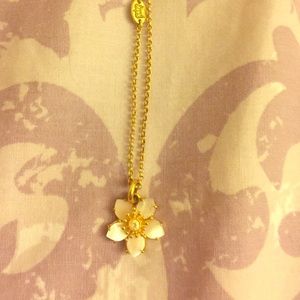 Gold flower Juicy Couture Necklace