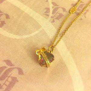 Gold heart Juicy Couture necklace