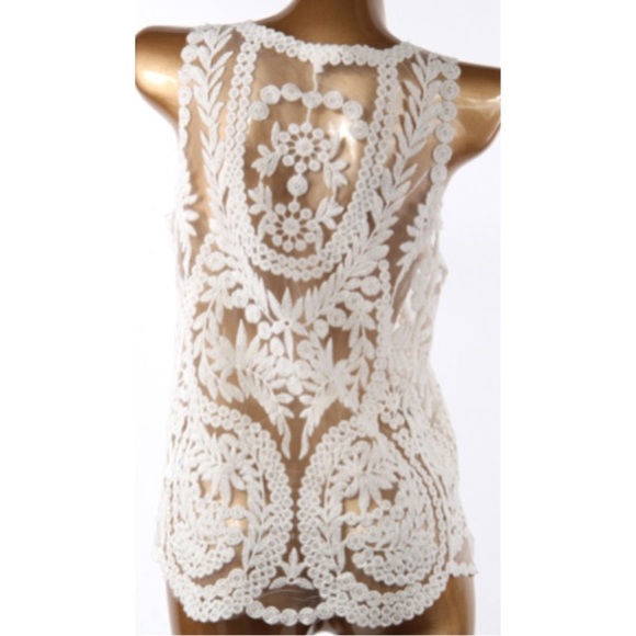 Crochet Tank- Brand New - Picture 2 of 2