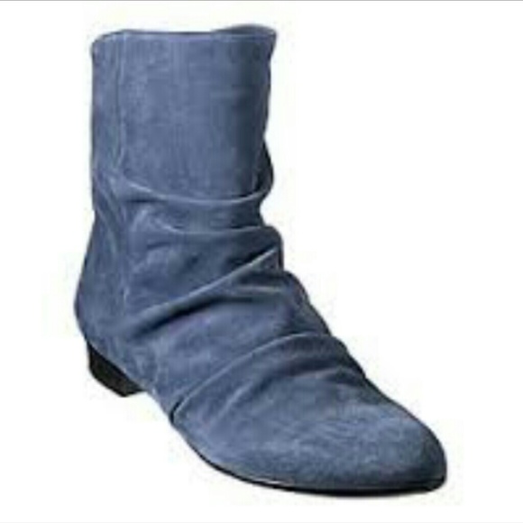 Nine West Dusty Blue Suede Altay Bootie - Picture 1 of 1