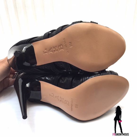LAMB Strappy Leather Stiletto Sandal 6.5 - Picture 4 of 4
