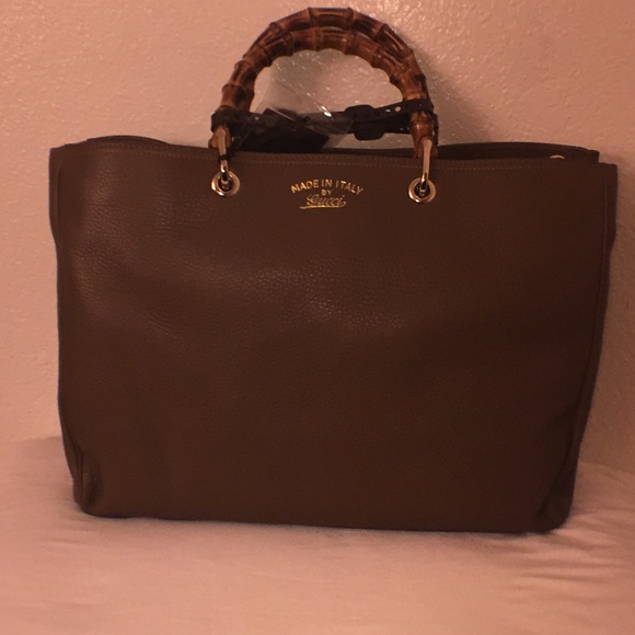gucci purse with bamboo handle