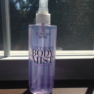 Can't resist body mist , lavender vanilla