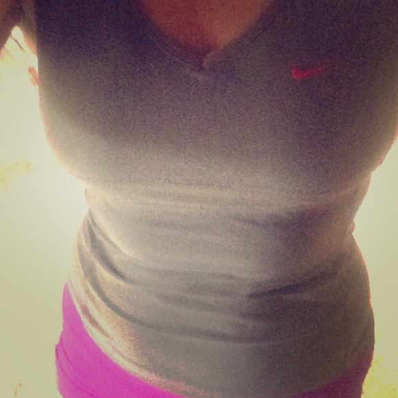 Nike gray tank top crossfit