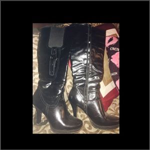 Womens tall high heel boots