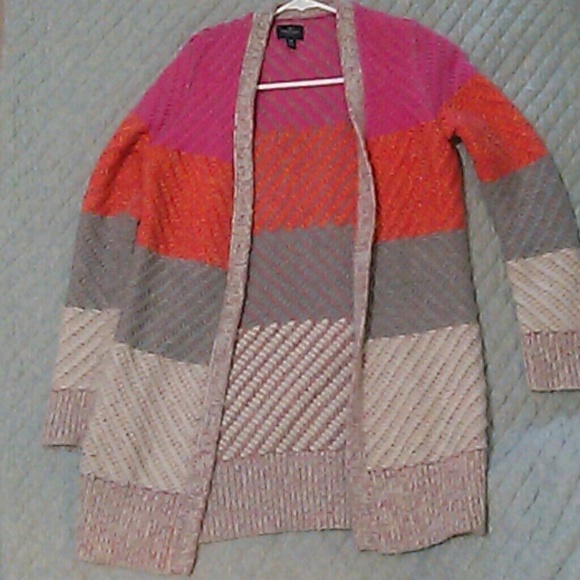 Oversized AE knit cardigan