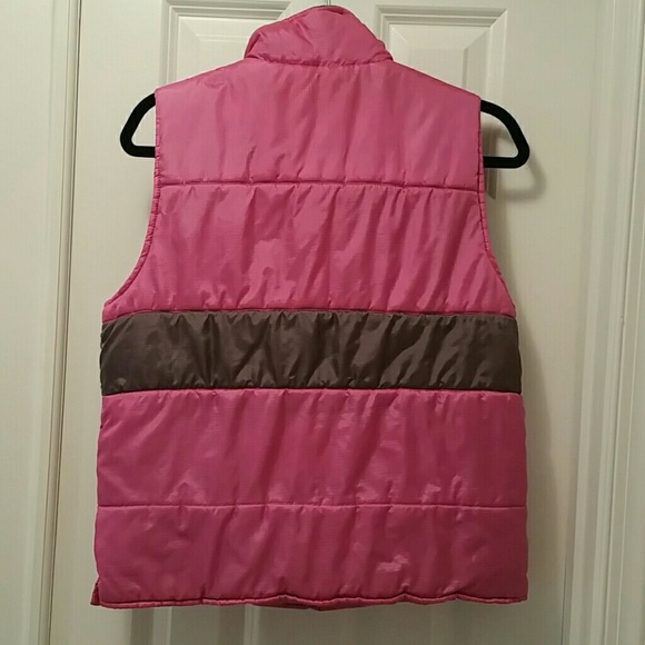 Ralph Lauren Hot Pink Puffy Bubble Vest - Picture 3 of 3