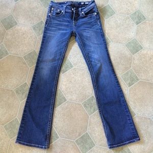 Miss me boot cut jeans.