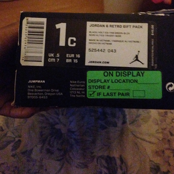 Infant Jordan's