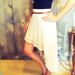 High low skirt