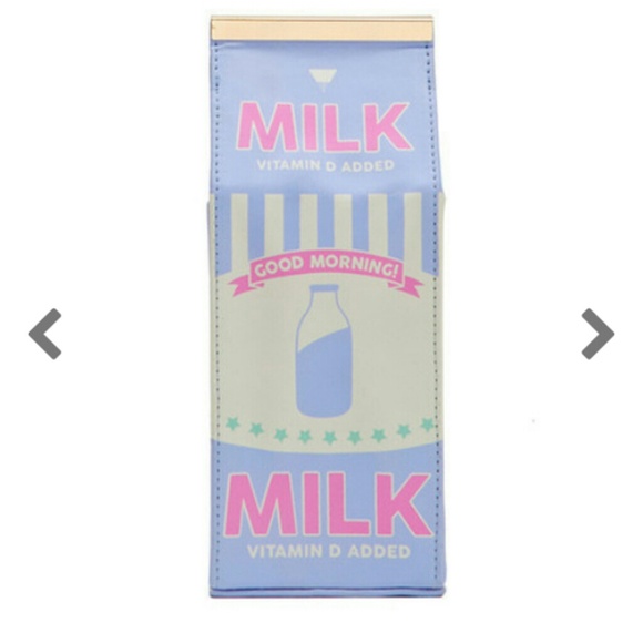 Lilac Milk Carton Clutch