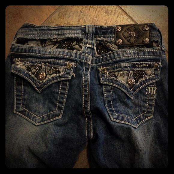 Kids 14 boot cut miss me jeans