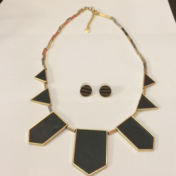 Statement Necklace (House of Harlow) & Earrings - Picture 1 of 4