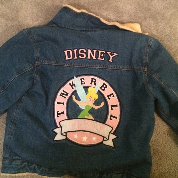 Vintage tinkerbell lined jacket