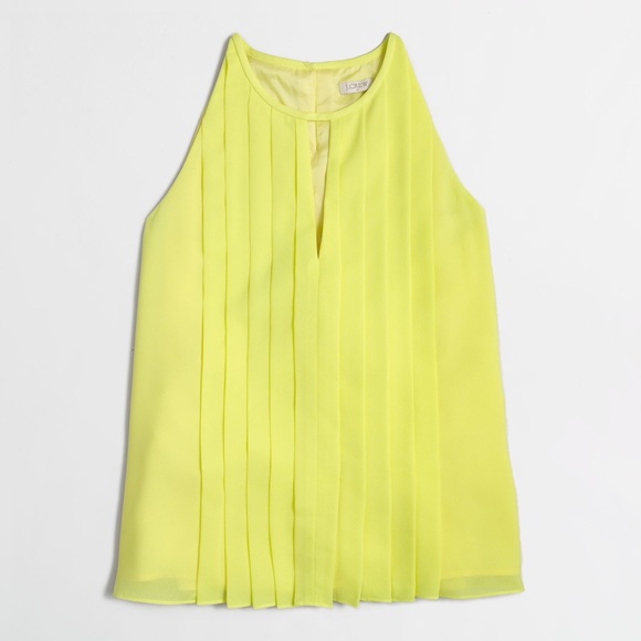 REDUCED! J. Crew pleated tank