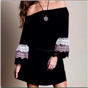 Off the shoulder dress