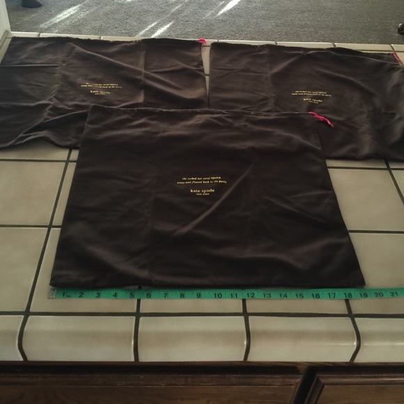 Authentic Kate spade dust bags.