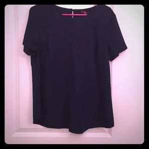 Navy blue top