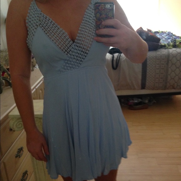 Open back cocktail dress