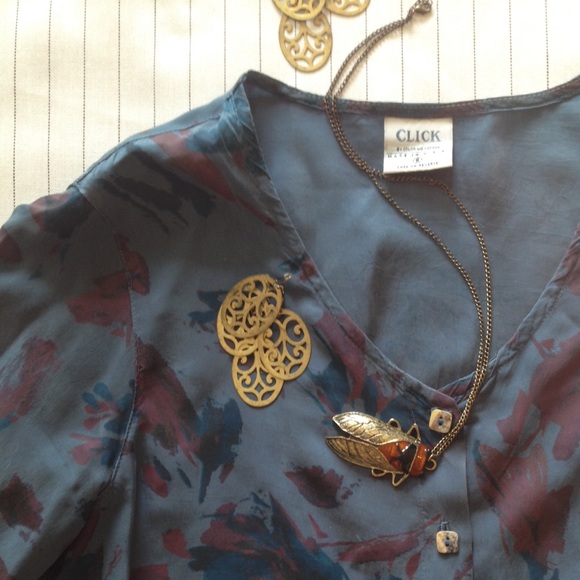 Vintage Boho High Low Top - Picture 3 of 3