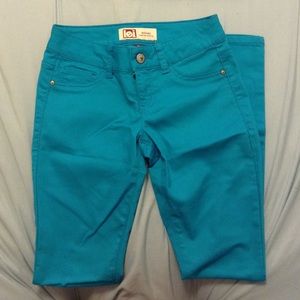 Teal jeggings size 3