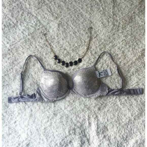 Black Bow Bra