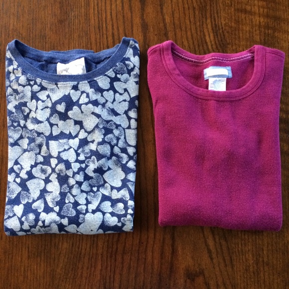 Long-Sleeve Waffle Knit Tee Bundle