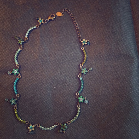 Beautiful necklace made of high quality crystals