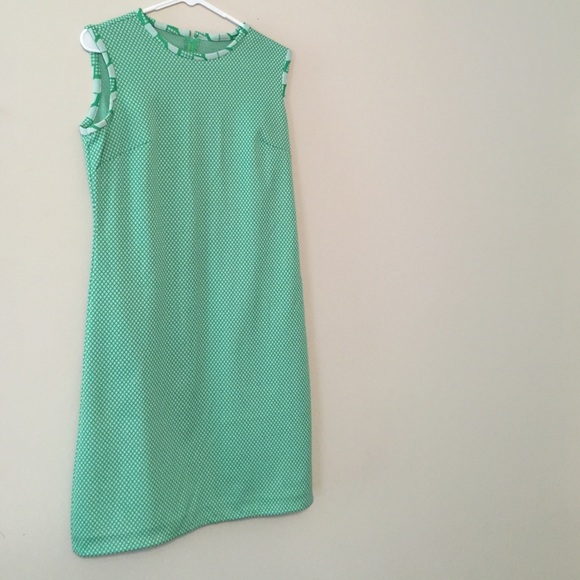 Vintage handmade green dress