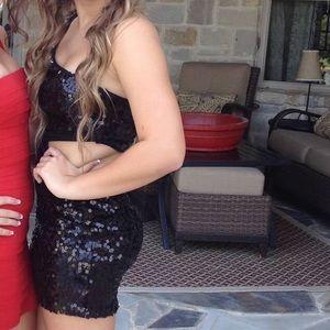 Black sparkly dress