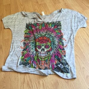 Painted skull shirt