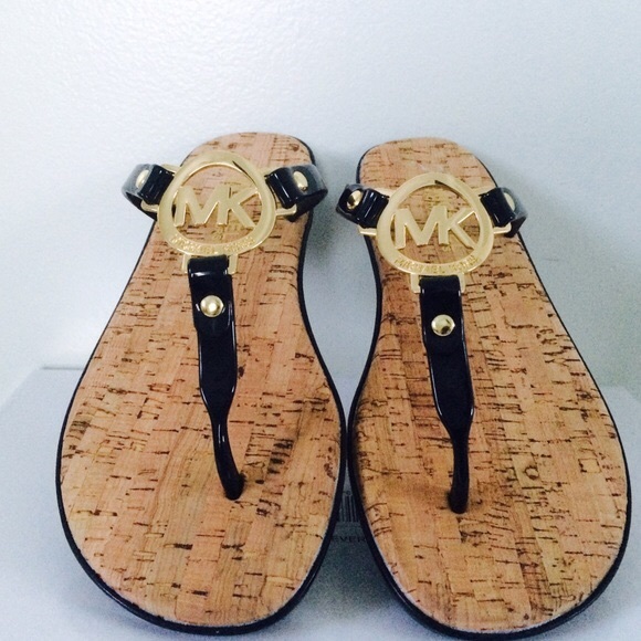 Michael kors cork sandals size 7