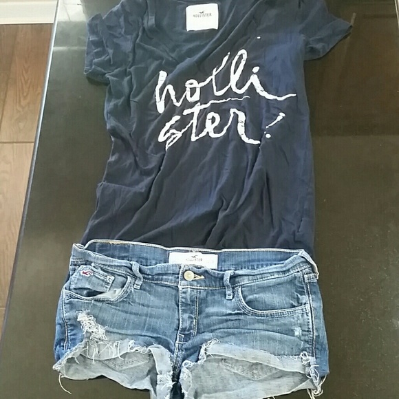 Hollister Light Wash Shorts